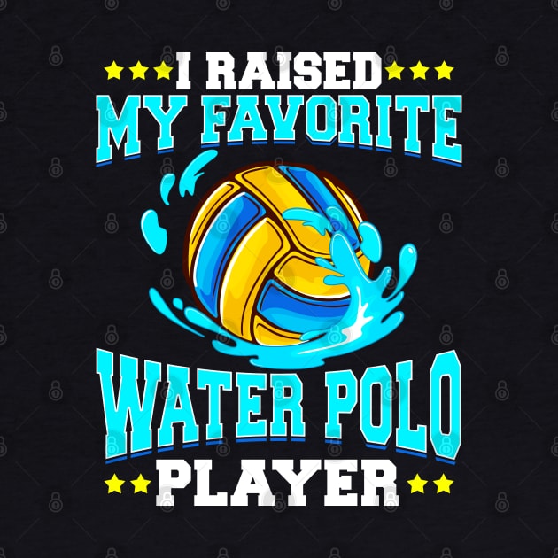 Raised Favorite Water Polo Player by E